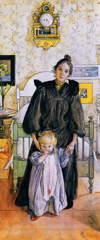 Karin and Kersti by Carl Larsson